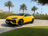 Lamborghini Urus Yellow Rent in Dubai